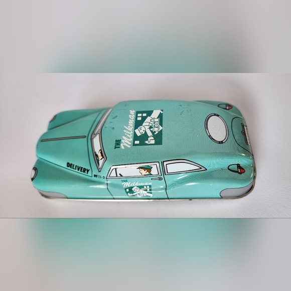 Vintage Fossil Watch Milkman Car Tin Box Collectible Tin 1991 - Picture 9 of 9